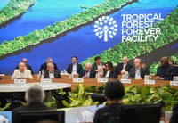 Mais de US$ 5,5 bilhões são anunciados para o Fundo Florestas Tropicais para Sempre, com 53 países endossando sua Declaração de Lançamento