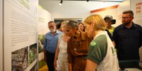 Ministra Marina Silva inaugura exposição na Floresta Nacional de Ipanema, em SP