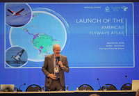 Plataforma inédita que traça rota das aves migratórias nas Américas é lançada na COP15