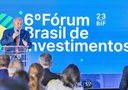 Presidente Lula discursa na abertura do 6º Fórum Brasil de Investimentos. Foto: Ricardo Stuckert/PR