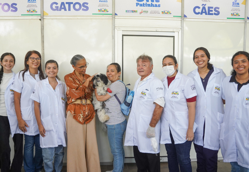 Governo do Brasil na Rua: Com SinPatinhas, MMA faz registro e vacinação de cães e gatos no Piauí