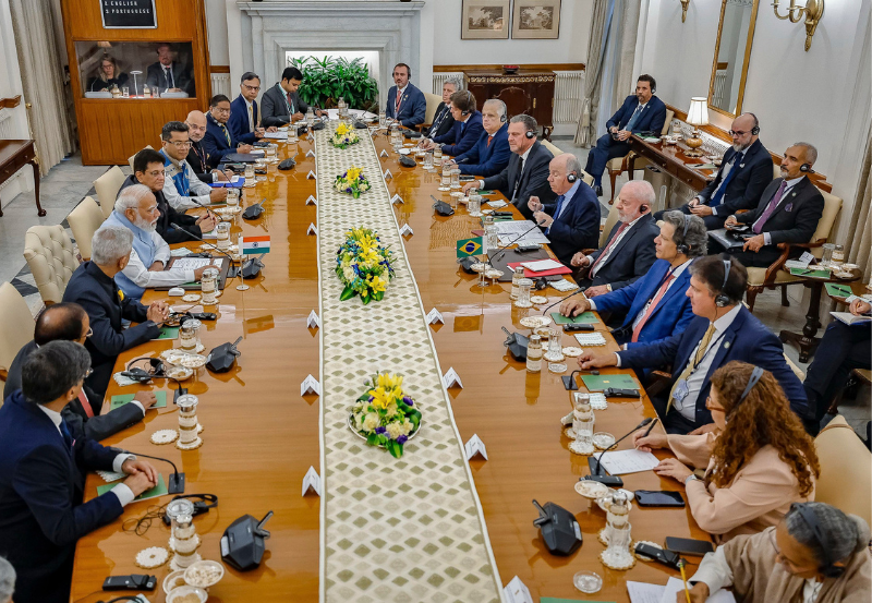 Na Índia, Marina Silva acompanha presidente Lula em reunião com primeiro-ministro Modi
