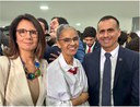 Ana Toni, secretária nacional de Mudança do Clima, Marina Silva e Sérgio Xavier