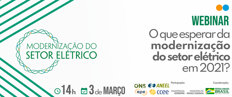 CIM promove webinar sobre a Modernização do Setor Elétrico
