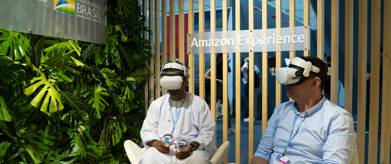 COP 27: Óculos de realidade virtual