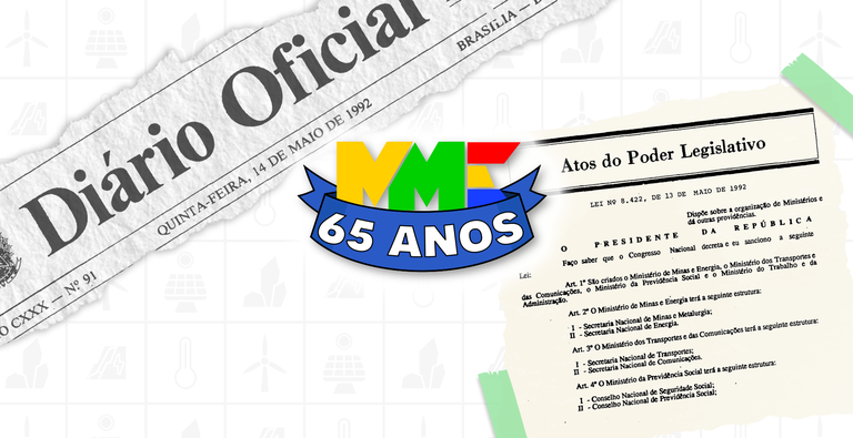 Desde a sua criação, MME passou por diferentes nomenclaturas e configurações institucionais