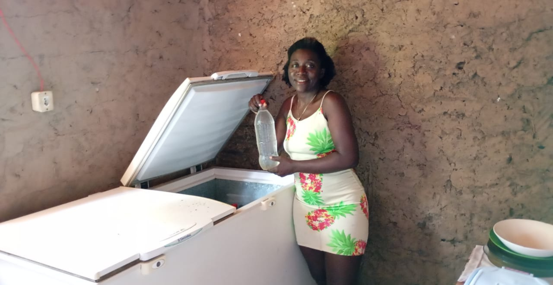 Joselene Pereira Penha em sua residência na Ilha do Cajual. Foto: Divulgação MME