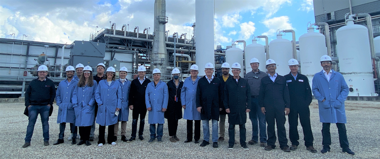 Ministro conhece indústria de hidrogênio nos EUA