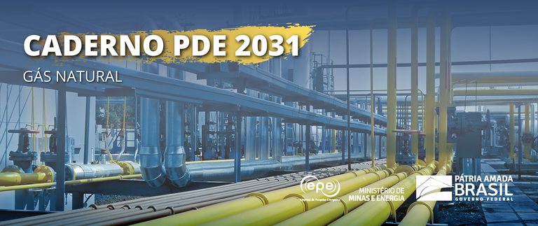 MME e EPE publicam o Caderno de Gás Natural do PDE 2031