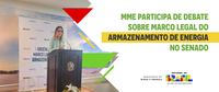 MME participa de debate sobre marco legal do armazenamento de energia no Senado
