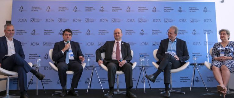 Secretário Pietro Mendes em evento promovido pelo IBP, em parceria com ICL e o portal JOTA