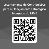 QRCode Levantamento de Contribuições para o Planejamento Estratégico Integrado do MME