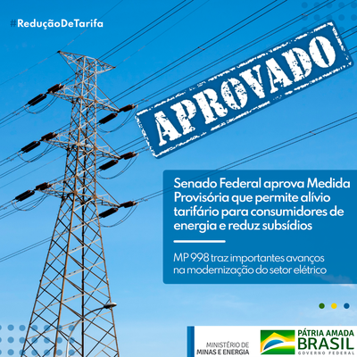 Medida diminuiu impactos da pandemia na conta de energia