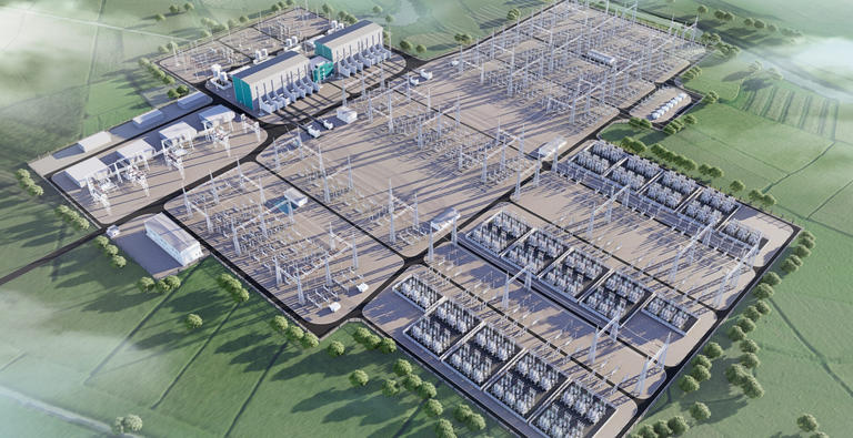 Imagem ilustrativa da obra Graça Aranha - Silvânia. Foto: Arte/State Grid