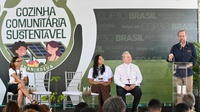 Silveira participa da inauguração de Cozinha Comunitária Sustentável em Belém