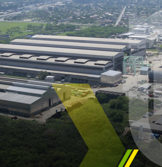 Imagem aérea da Fábrica