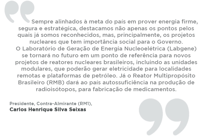 imagem texto da página setor nuclear