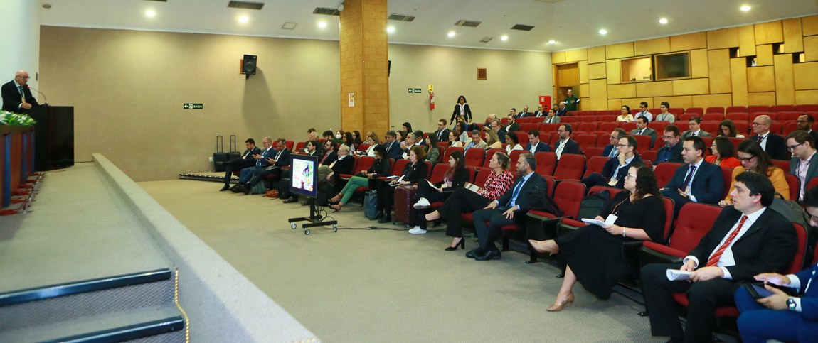 Foram cerca de 50 exposições em 2 dias no auditório do Ministério de Minas e Energia