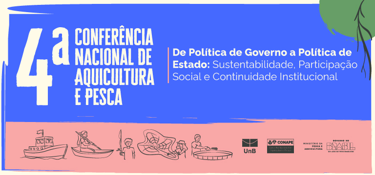 Banner com a identidade do evento