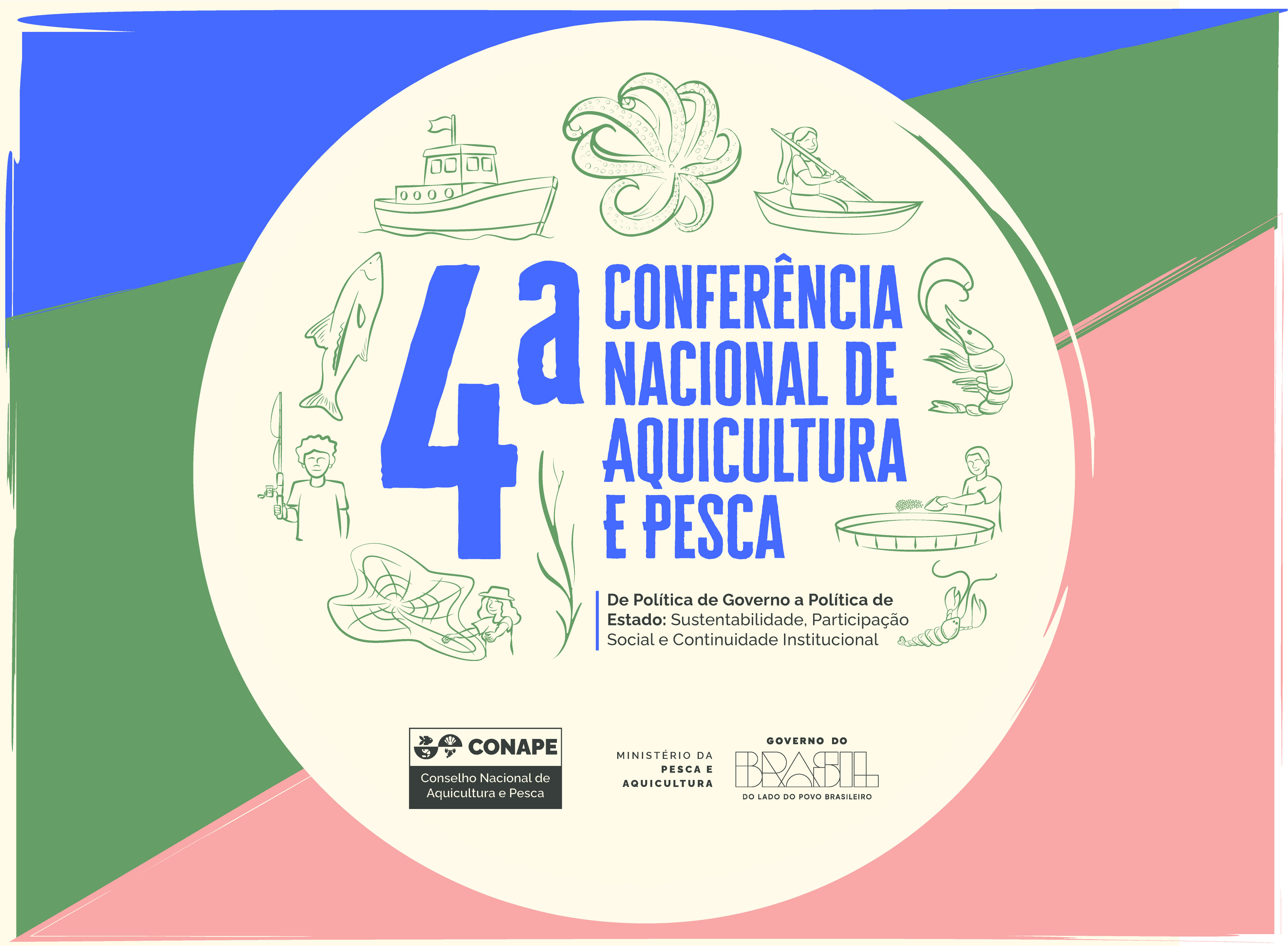 Vem aí a 4ª Conferência Nacional de Aquicultura e Pesca; confira datas e etapas