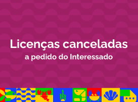 link para acessar as licenças canceladas