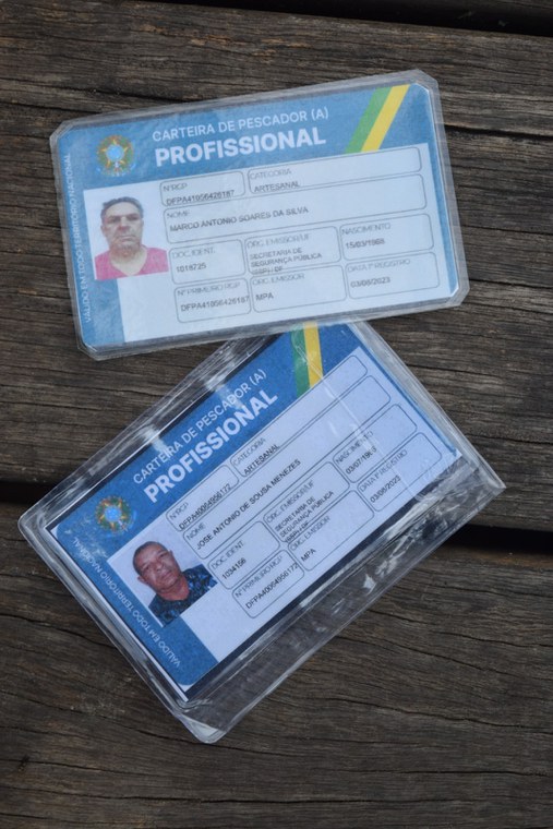 Carteirinnha dos pescadores do DF