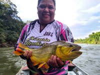 Ganhadora do Prêmio Mulheres das Águas - “Pesca Amadora ou Esportiva”, Jaqueline dos Santos trabalha na promoção e defesa dos direitos das mulheres