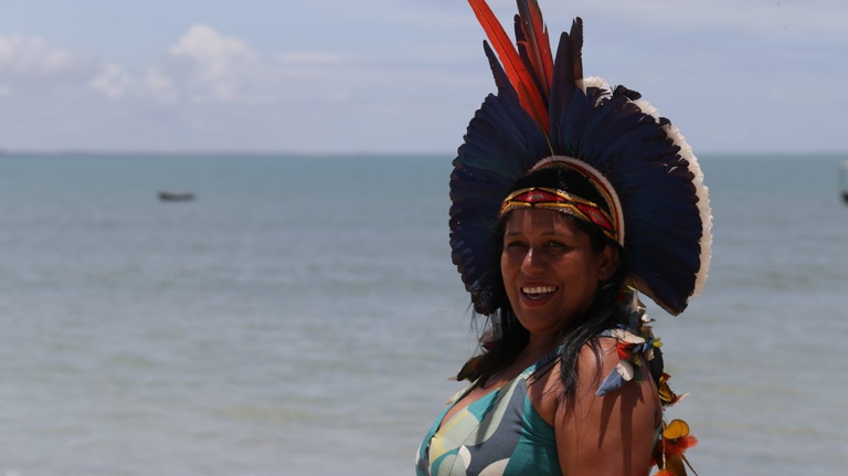 Luena Pataxó é exemplo de ancestralidade na pesca indígena na Bahia