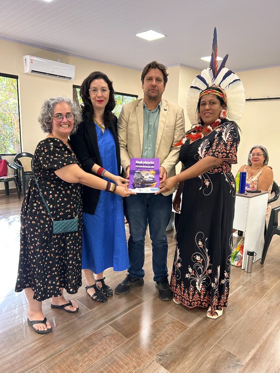 Pescadora e indígena, Luena Maria, participa da entrega do Relatório Final Parcial do GT Mulheres da Pesca Artesanal