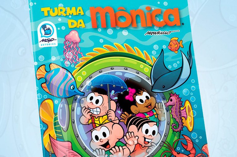 Revista Turma da Mônica Oceanos: educação ambiental para crianças
