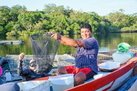 Secretaria Nacional de Aquicultura visita projeto de aquicultura familiar em Santarém