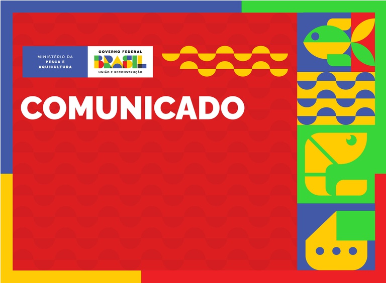Comunicado PesqBrasil RGP pescador e pescadora profissional