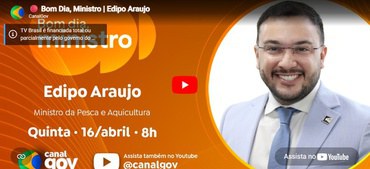 Edipo Araujo participa do “Bom Dia, Ministro”