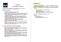 Work Vacancy - Technical Assistant (selection closed)