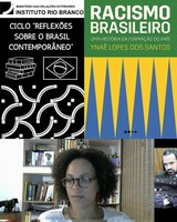 A historiadora Ynaê Lopes dos Santos ministrou palestra virtual aos alunos do Curso de Formação de Diplomatas do Instituto Rio Branco