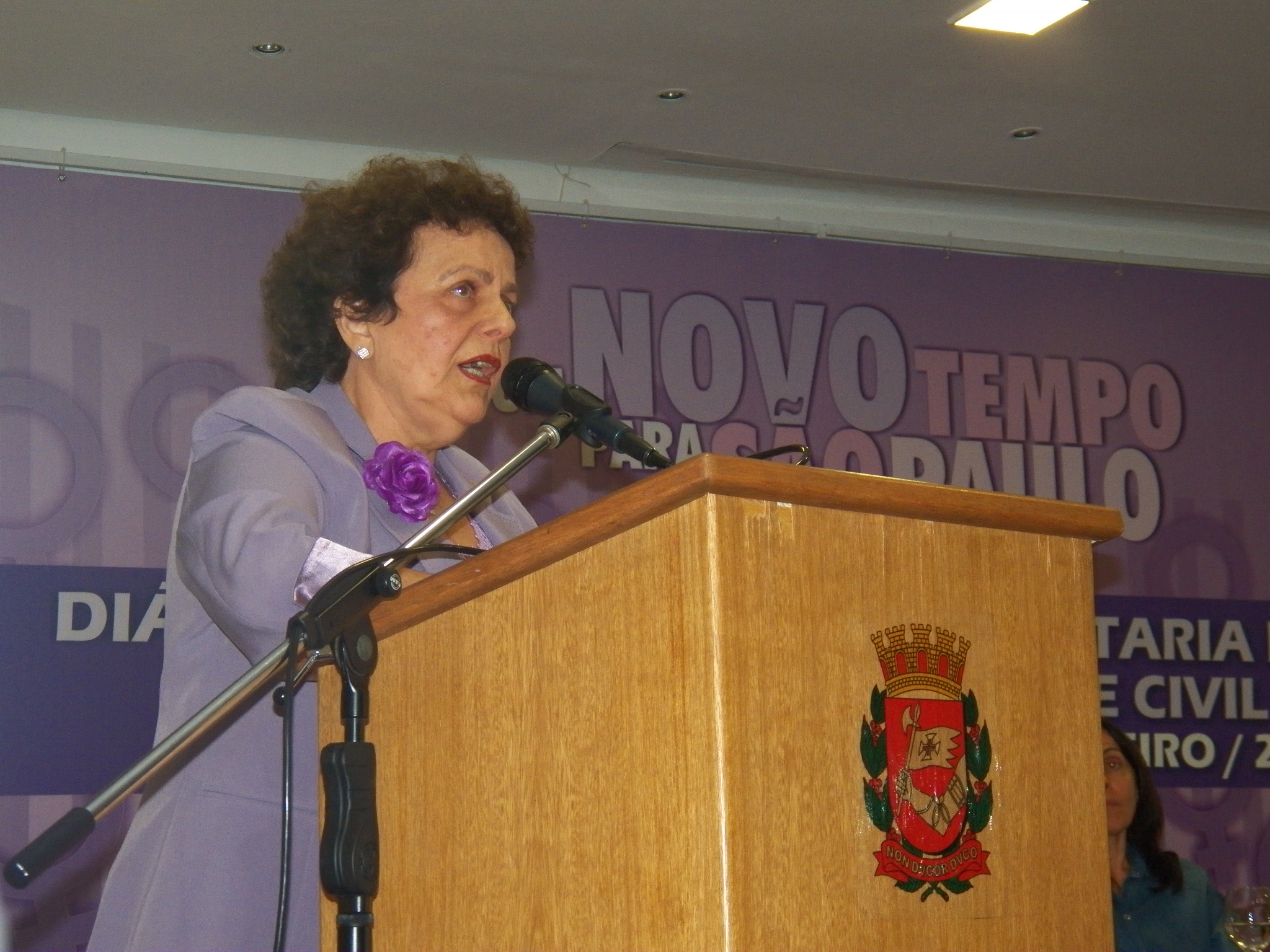Ministra Eleonora apontou demandas das mulheres em São Paulo por direitos, cidadania e inclusão Foto: Nei Bomfim/SPM