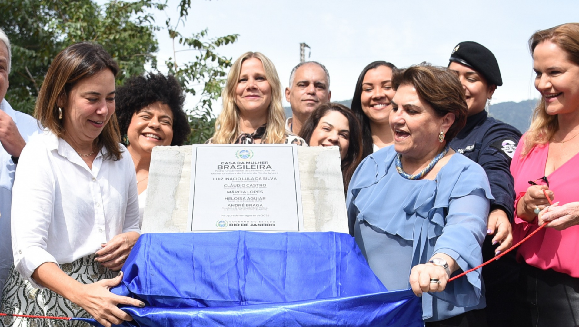 Pedra Fundamental da Casa da Mulher Brasileira é lançada no Rio de Janeiro