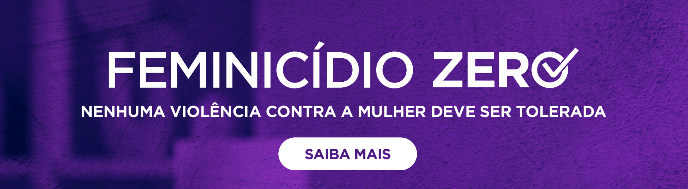 Banner Feminicídio Zero