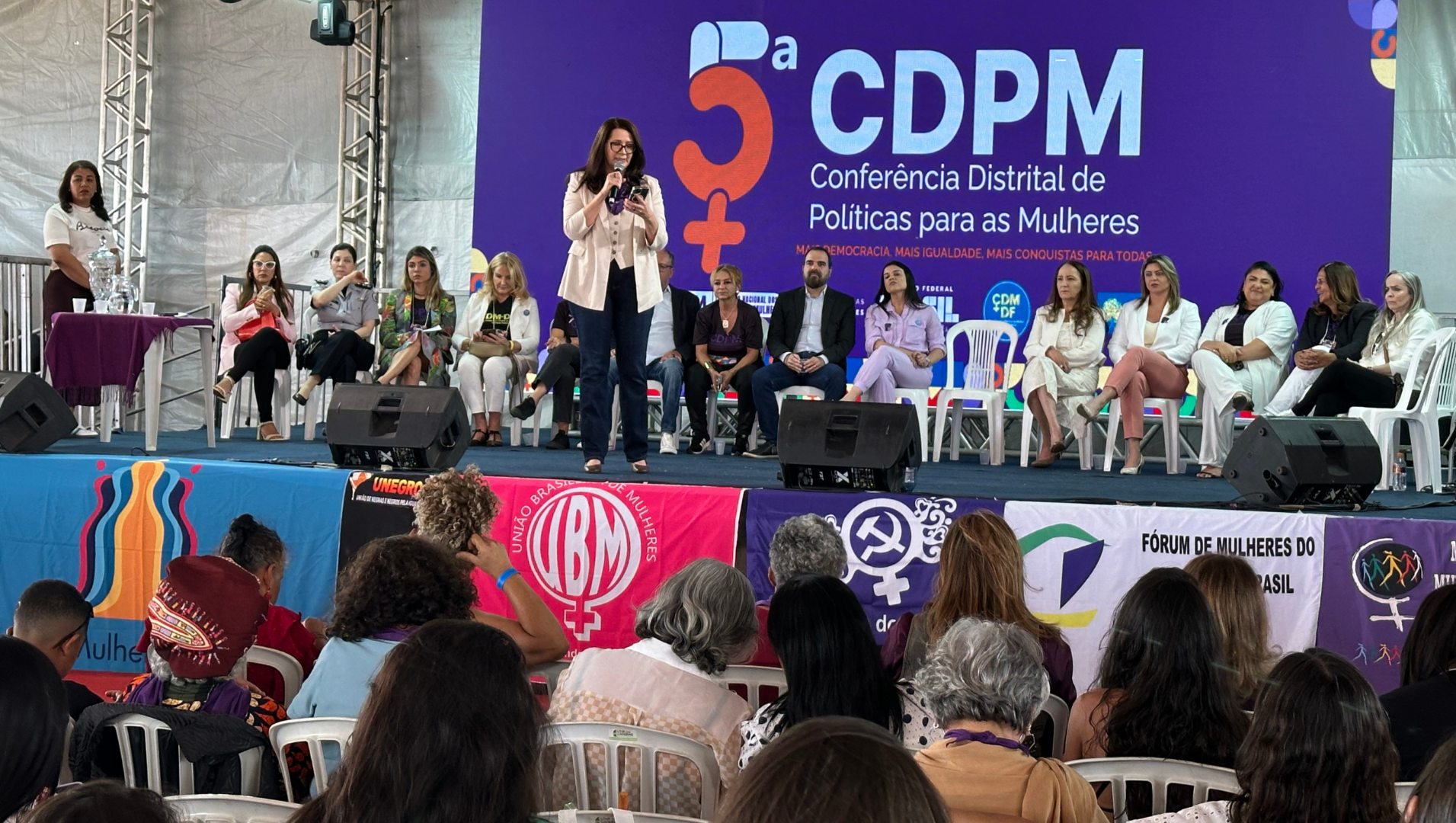 Ministério das Mulheres marca presença na 5ª Conferência Distrital de Políticas para as Mulheres