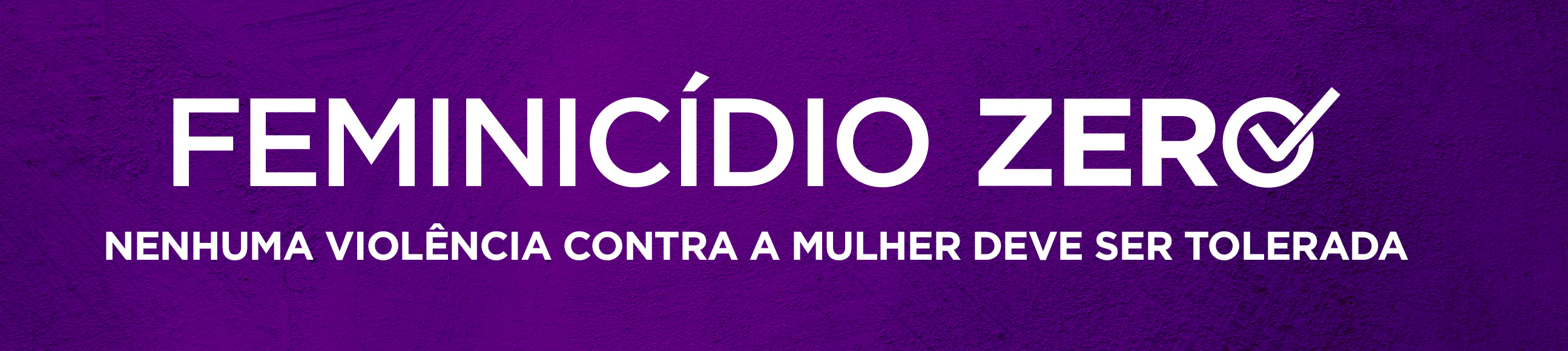 Banner Feminicídio Zero
