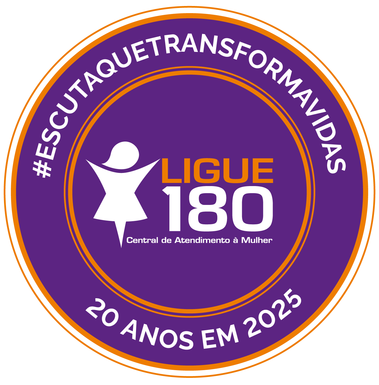 Selo 20 anos do Ligue 180