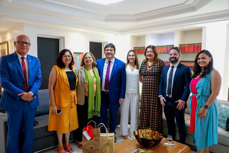 Cida Gonçalves reúne-se com o governador do Piauí, Rafael Fonteles