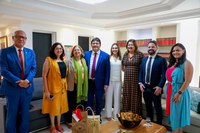 Cida Gonçalves reúne-se com o governador do Piauí, Rafael Fonteles