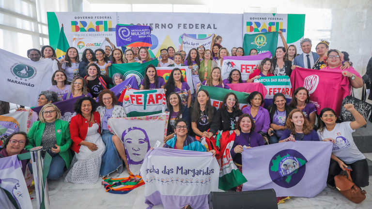 Governo Federal recebe reivindicações da Marcha das Margaridas 2023