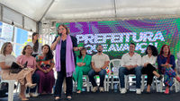 Ministra Cida Gonçalves participa de inauguração de centro de formação para mulheres em Caruaru/PE