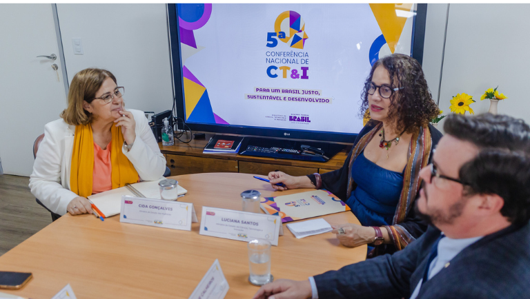 Ministras discutem preparativos para a 5ª Conferência Nacional de Ciência, Tecnologia e Inovação