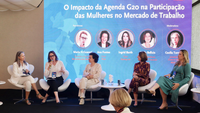 Secretária-executiva do MMulheres debate impactos da agenda do G20 na vida e carreira das mulheres em evento em São Paulo