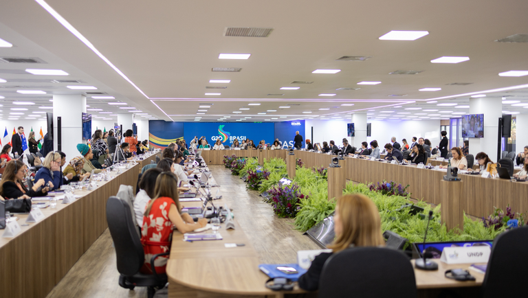 Ministra das Mulheres do Brasil cobra ação global para proteger a vida e evitar desastres climáticos como o ocorrido no Rio Grande do Sul