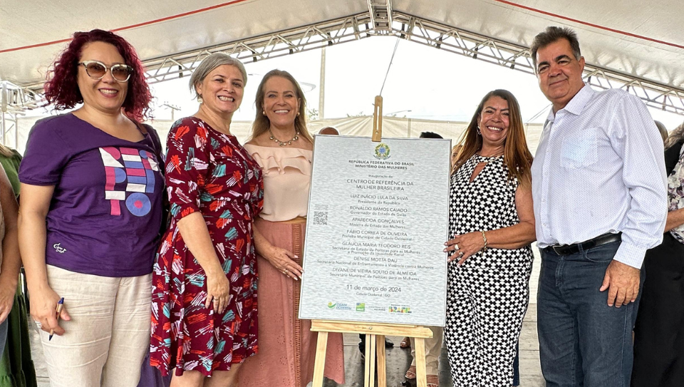 Inauguração do Centro de Referência da Mulher Brasileira em Cidade Ocidental/GO