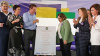 Ministra Cida Gonçalves inaugura primeiro Centro de Referência da Mulher Brasileira do Paraná, em Francisco Beltrão